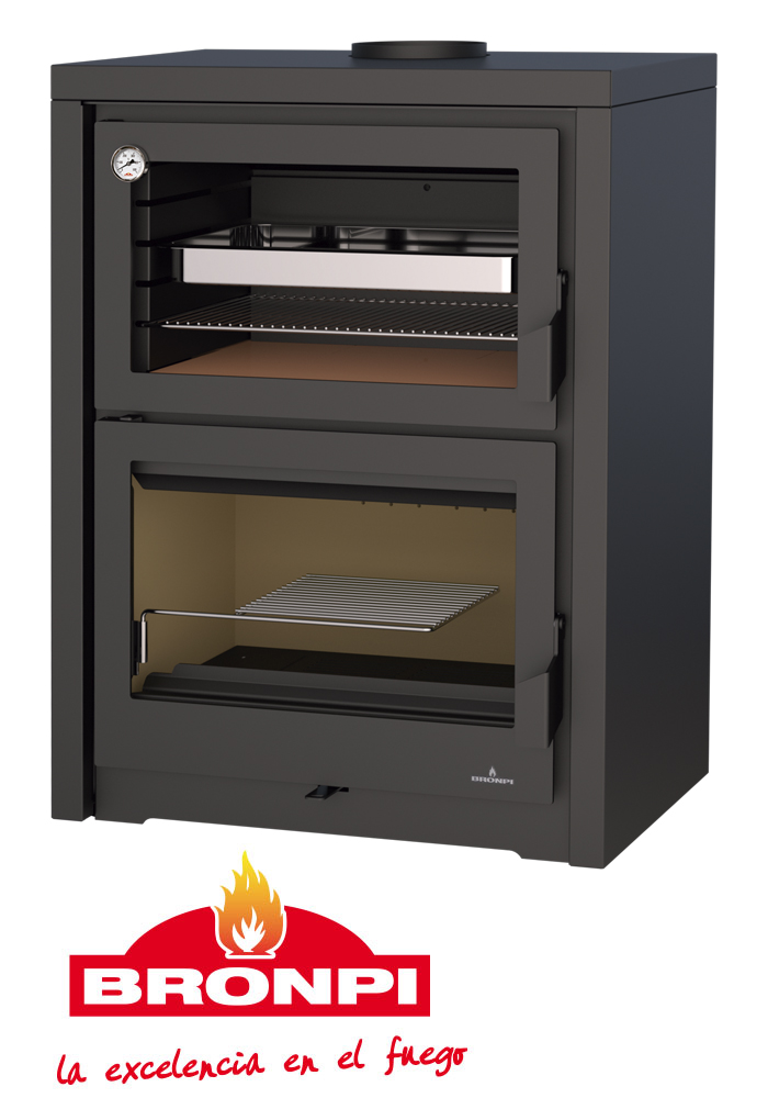 Malkinė krosnelė su orkaite Bronpi Vulcano 17 kW