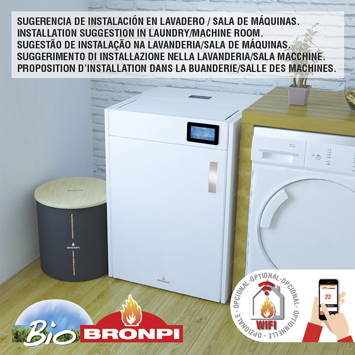 Bronpi Hydrobox - ypač kompaktiškas katilas 17 kW