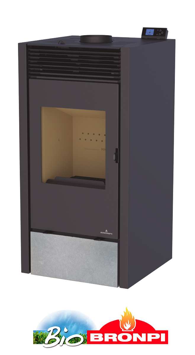 Hibridinė krosnelė Bronpi Hybrid (malkos / granulės) 10 / 11 kW