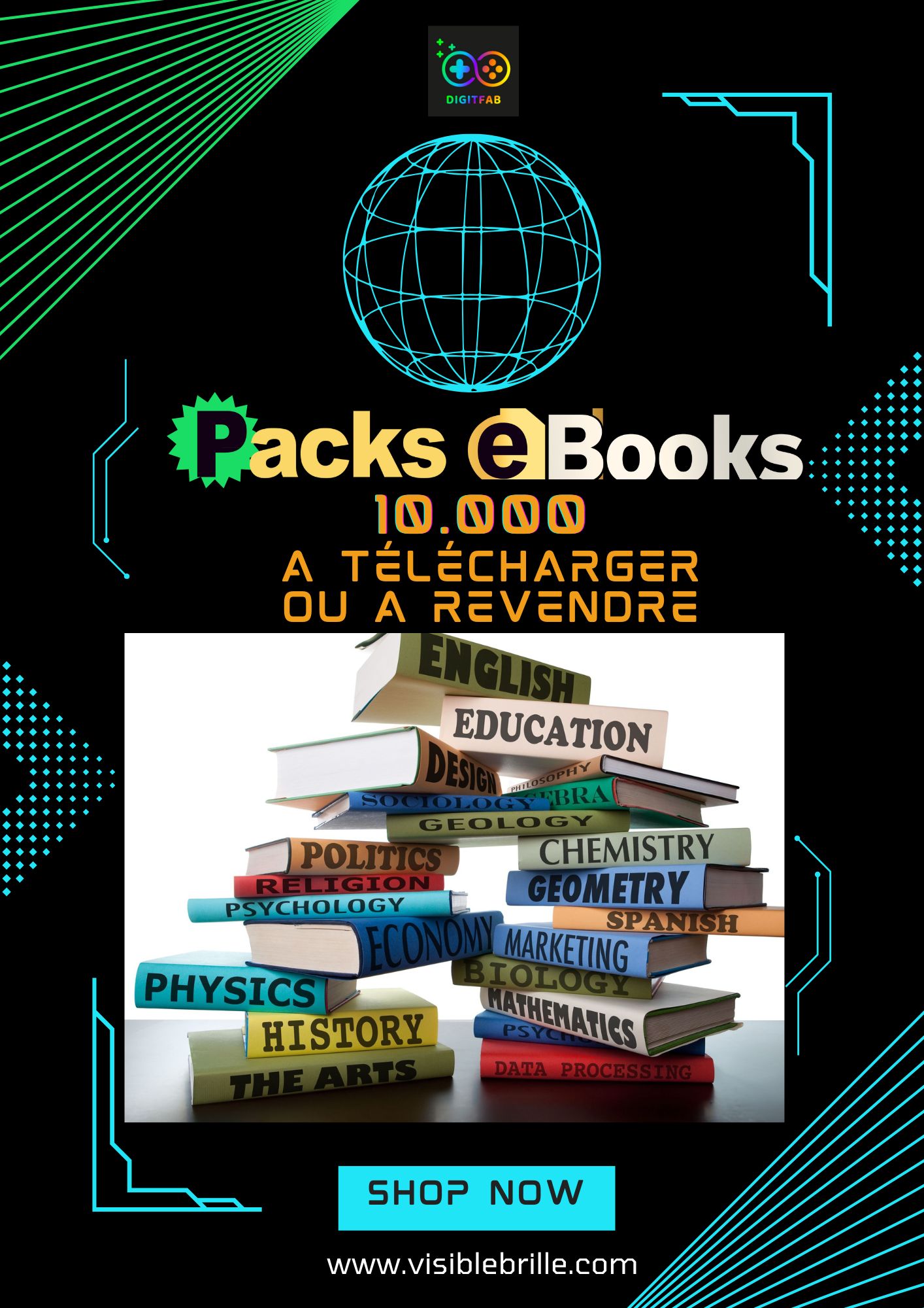 Bibliothèque de 10 000 eBooks + Droits de Revente Exclusifs !
