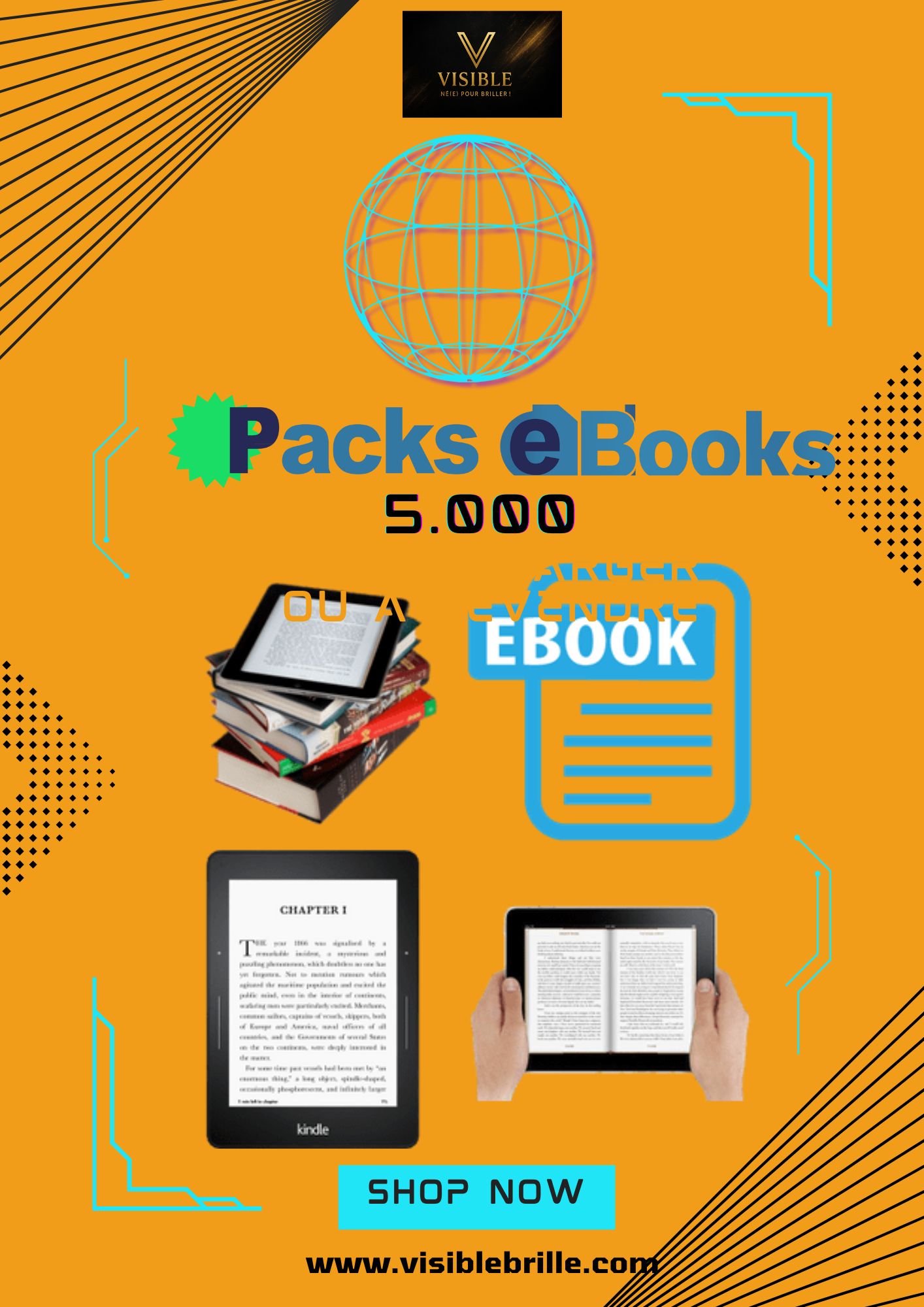 Pack Ultime de 5000 eBooks