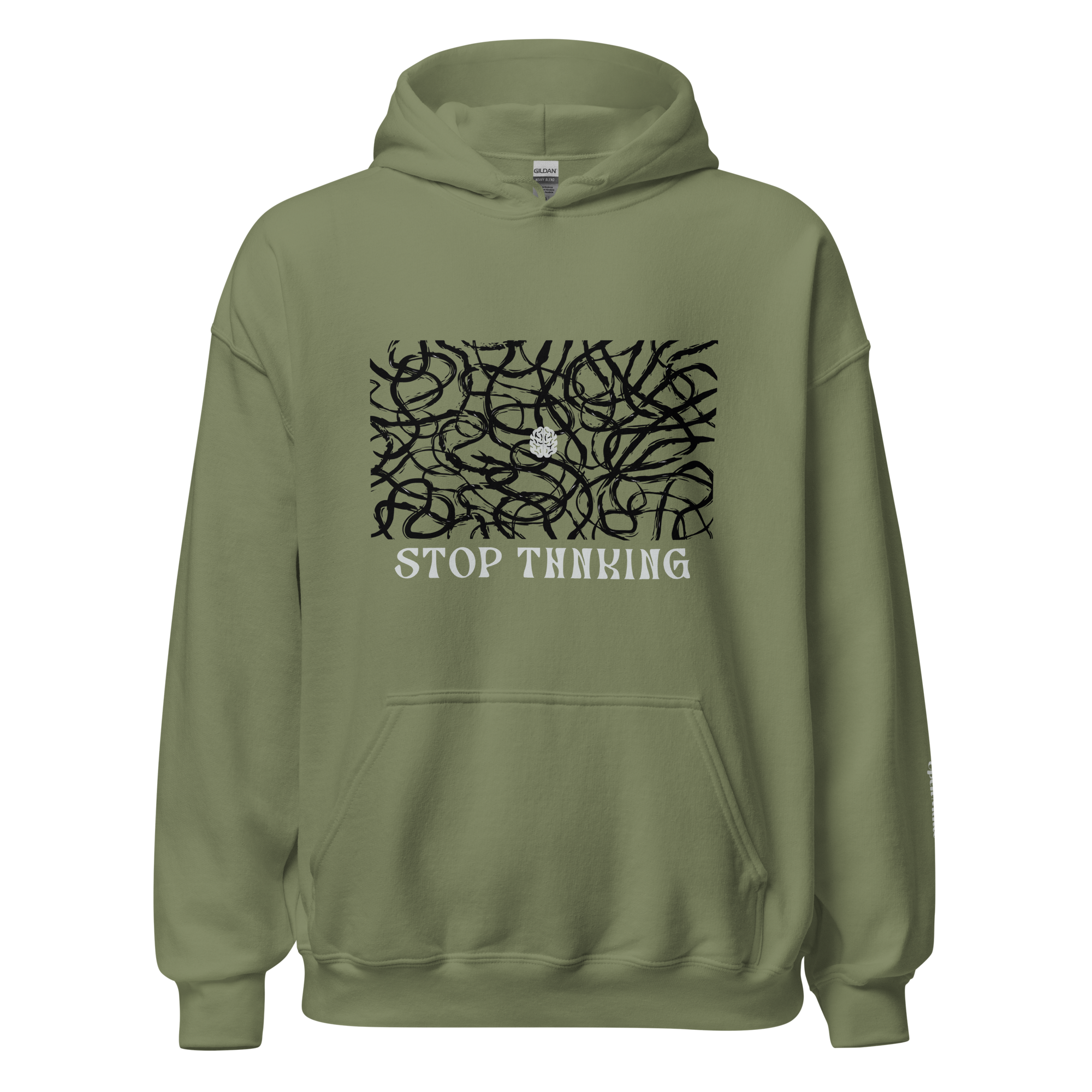 Stop Thinking | Military Green