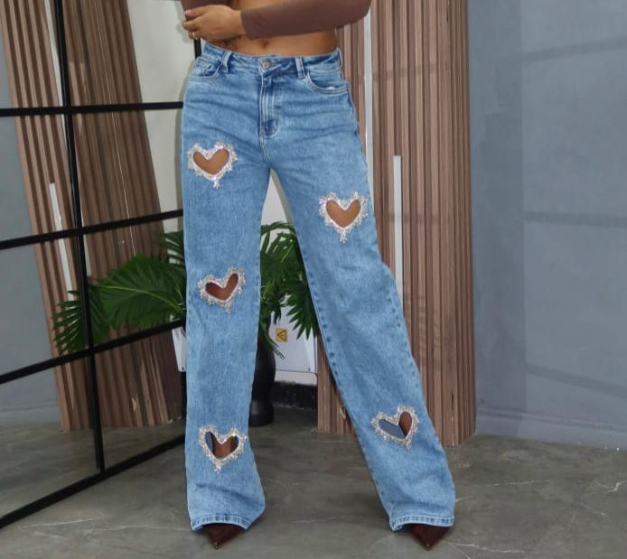 Jeans corazones