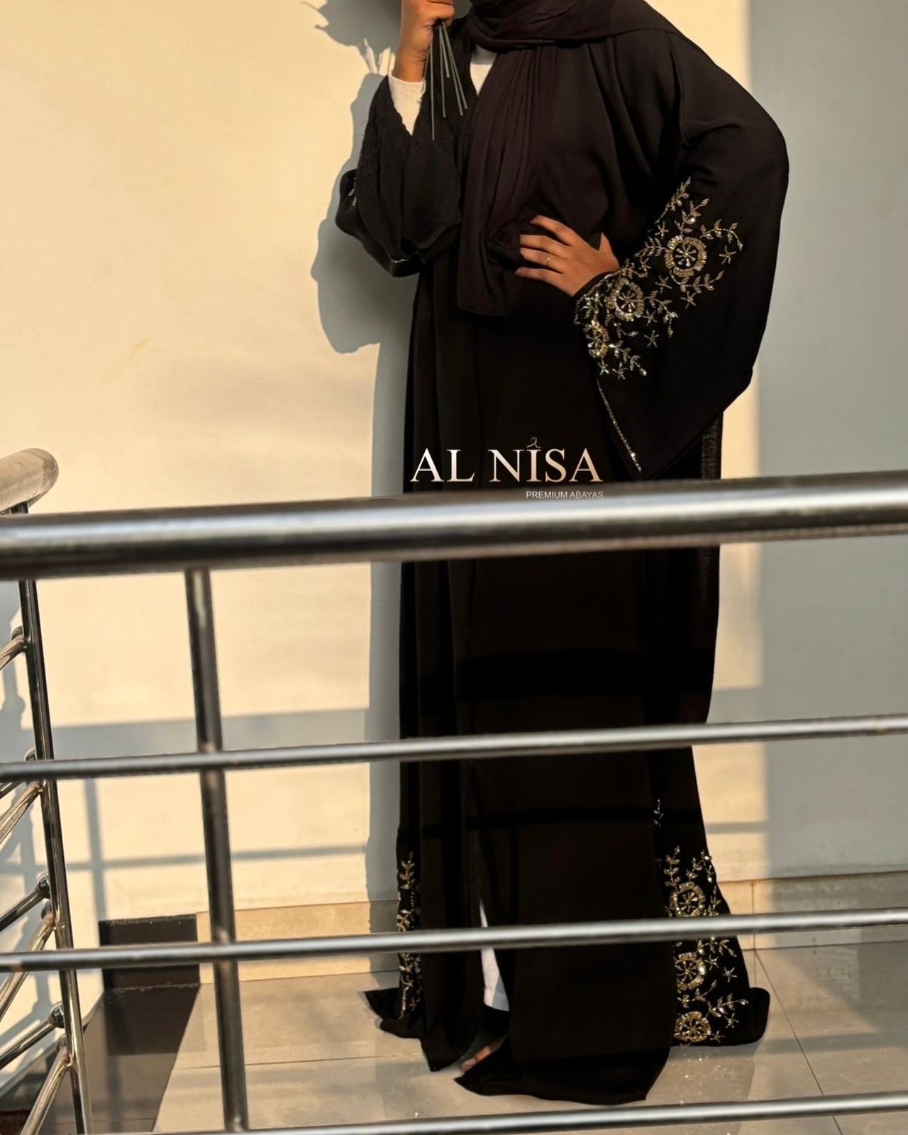Customized Embroidery Abaya