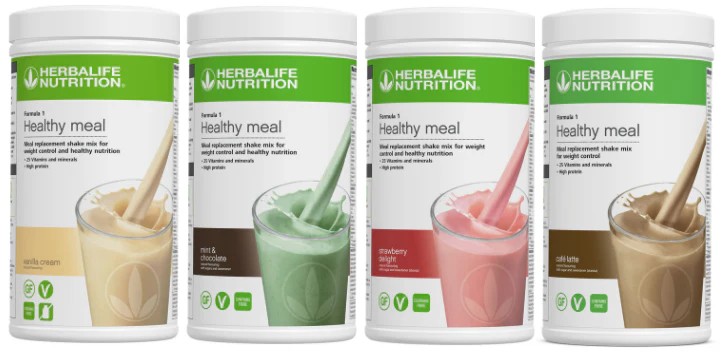 Set 4 X Formula 1 Shakes 550g