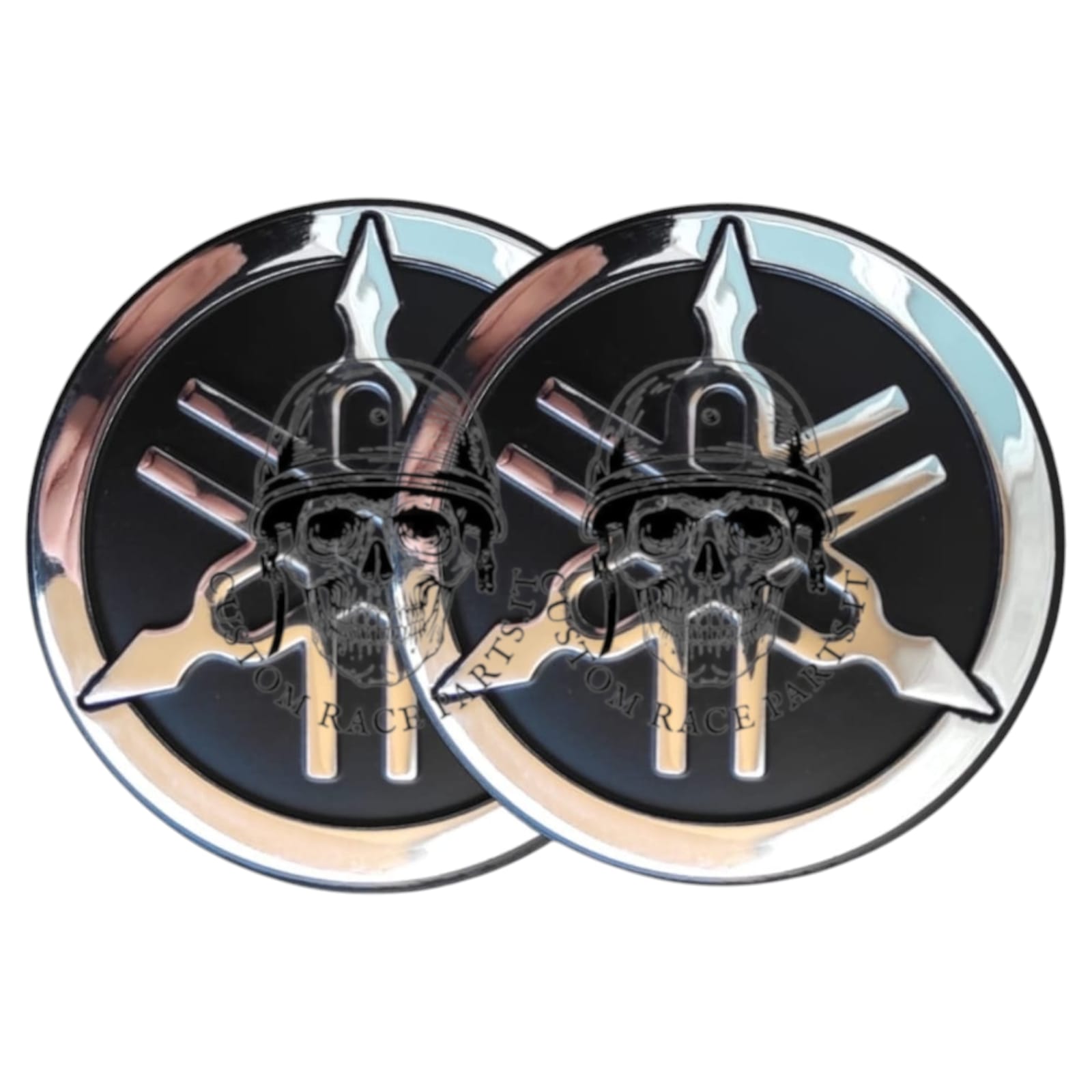 kit 2 adesivi 3m rilievo 3d 50mm emblema yamaha tmax 4 colori mt 07 09 logo