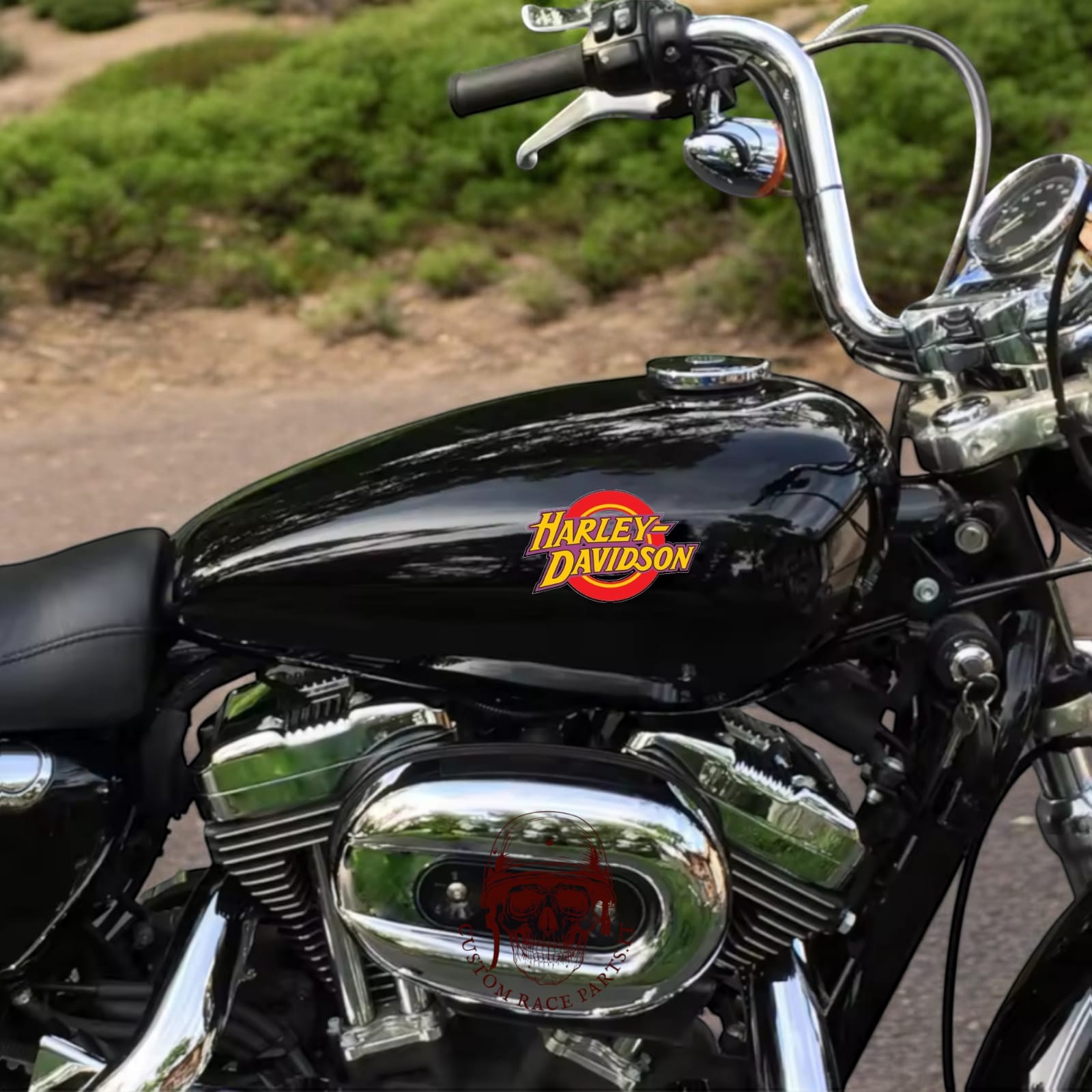 kit 2 adesivi laminati harley davidson laminati