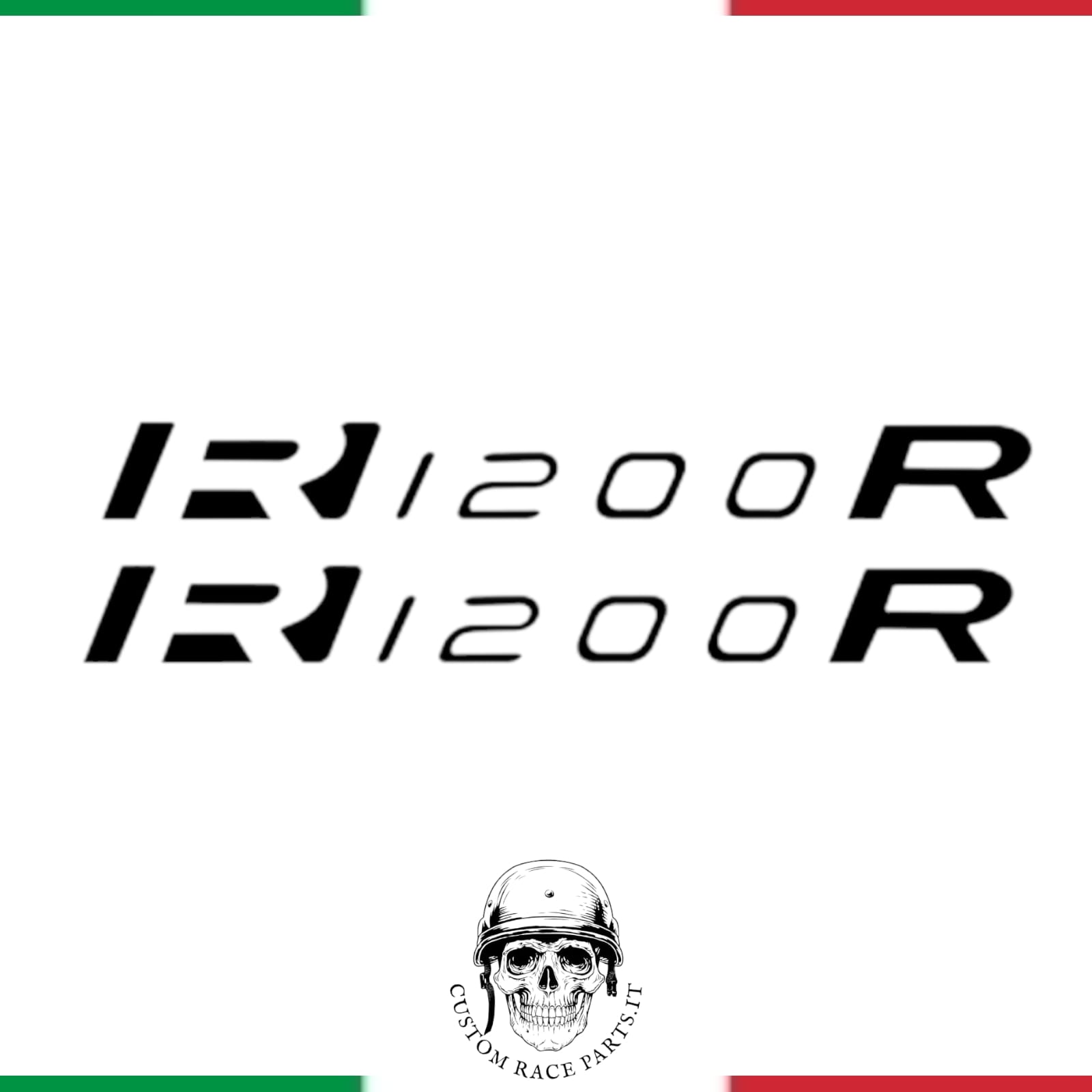 🇮🇹 kit 2 ADESIVI serbatoio MOTO BMW 1200 GS ADV sticker SPONSOR IN PVC