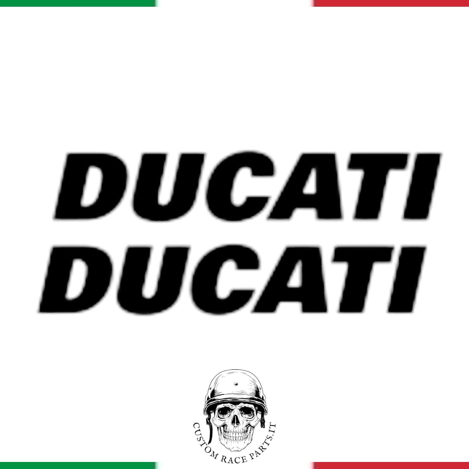🇮🇹 kit 2 ADESIVI serbatoio MOTO ducati 1200 848 999 Monster sticker IN PVC