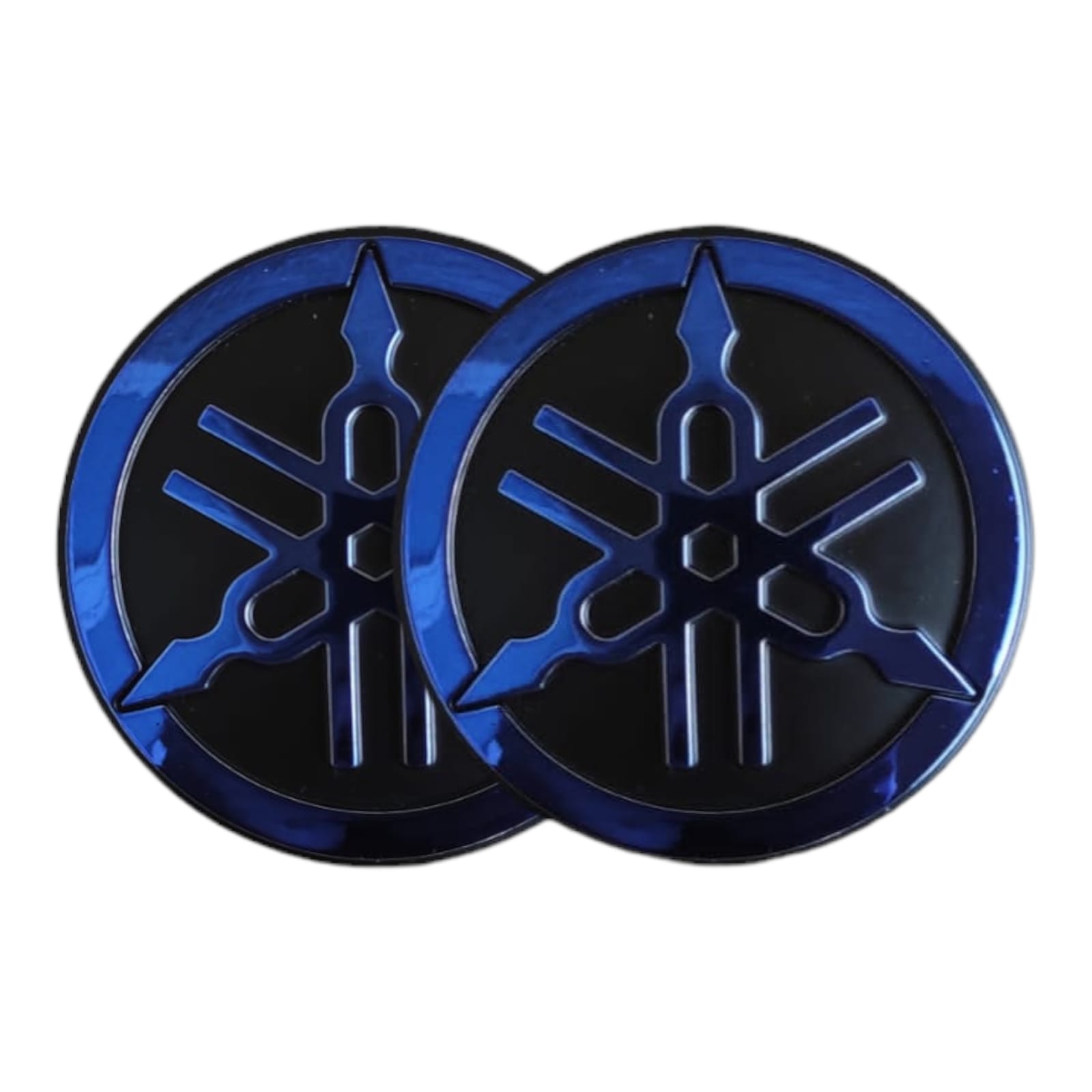 kit 2 adesivi 3m rilievo 3d 50mm emblema yamaha tmax 4 colori mt 07 09 logo