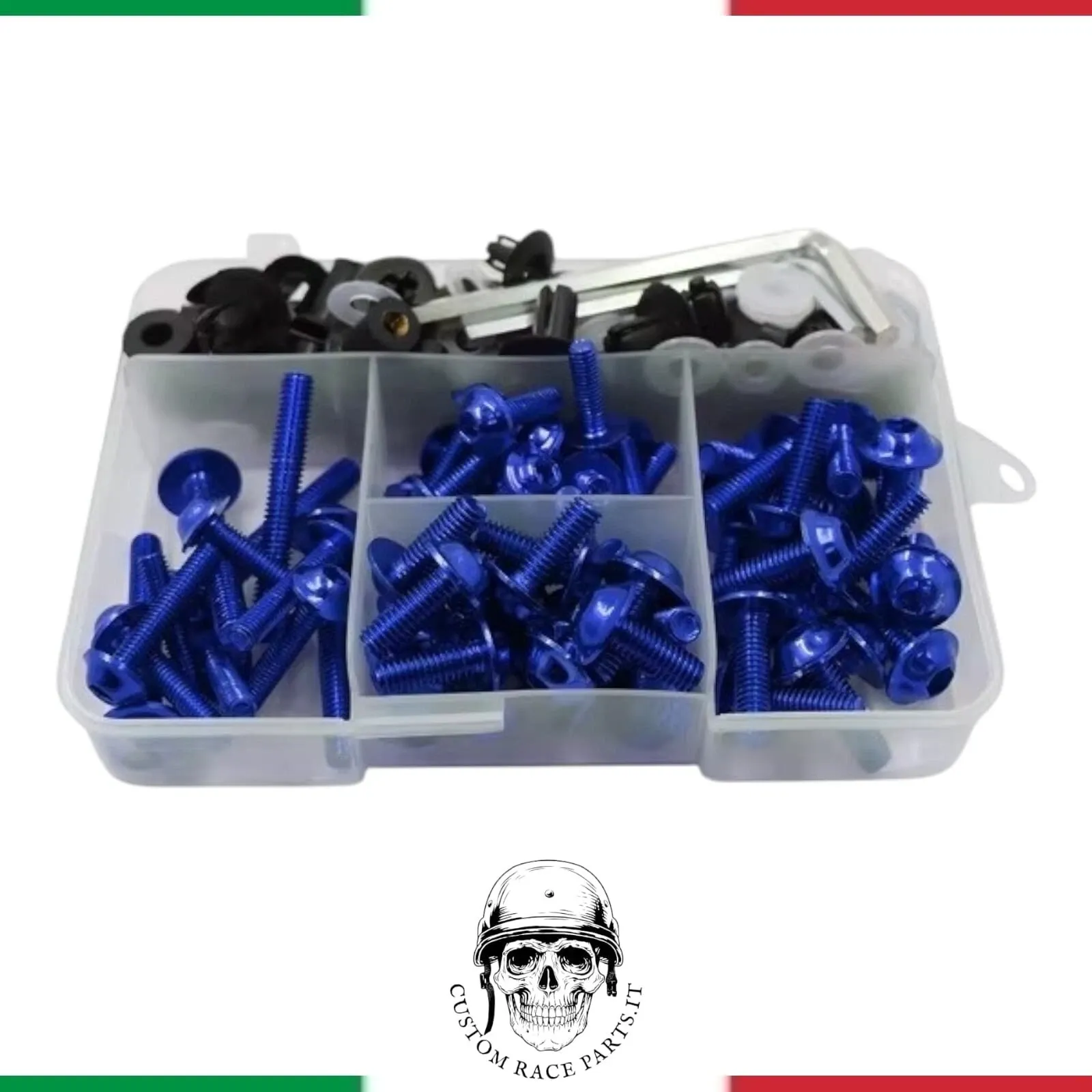 KIT 177 VITI DI FISSAGGIO CNC PER MOTO UNIVERSALE CARENE