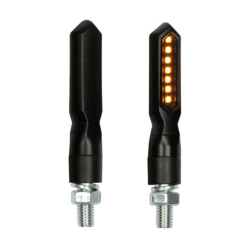 KIT COPPIA MINI FRECCE 90479 Piercer SQ, indicatori di direzione a led sequenziale - 12V LED