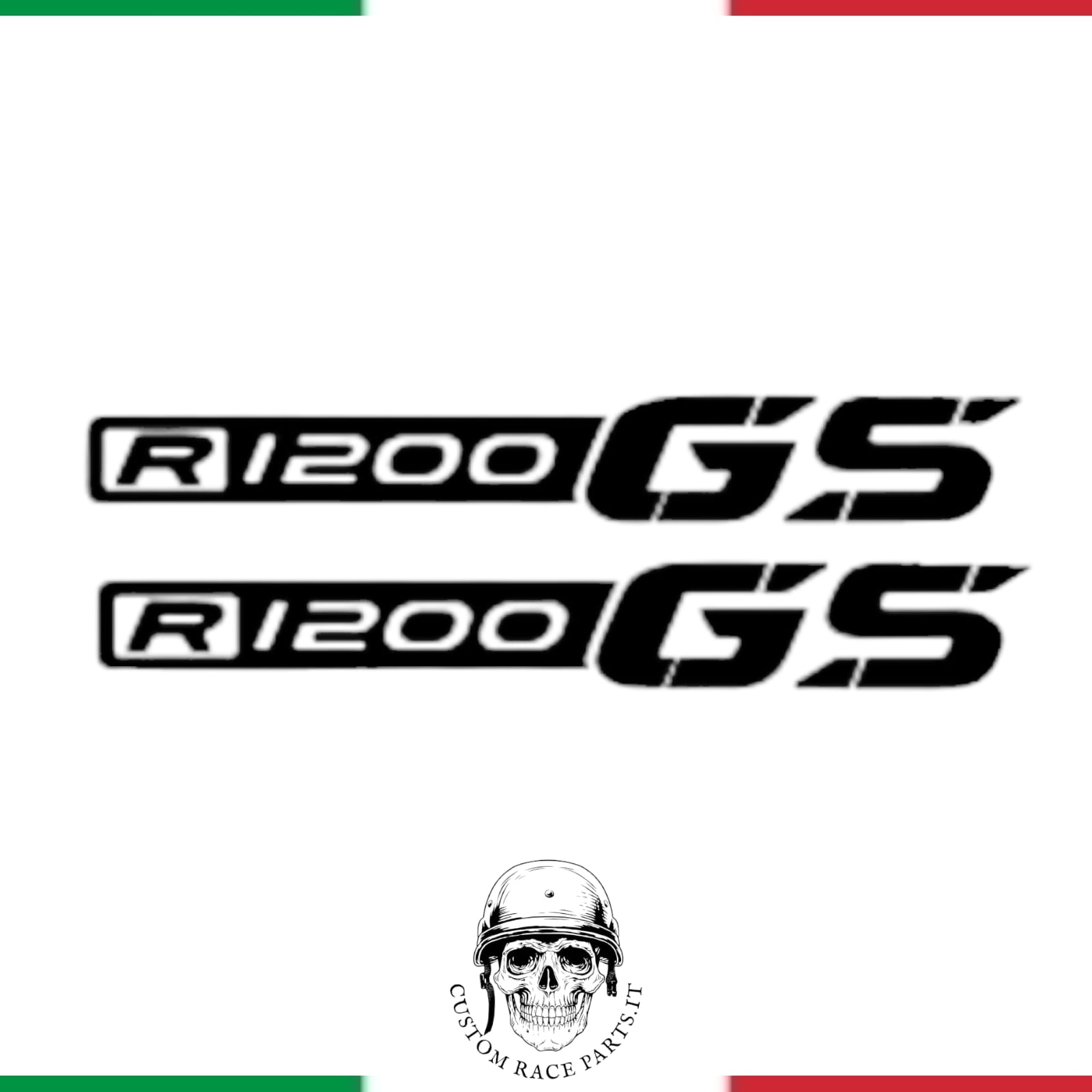 🇮🇹 kit 2 ADESIVI serbatoio MOTO BMW r 1200 GS ADV sticker SPONSOR IN PVC
