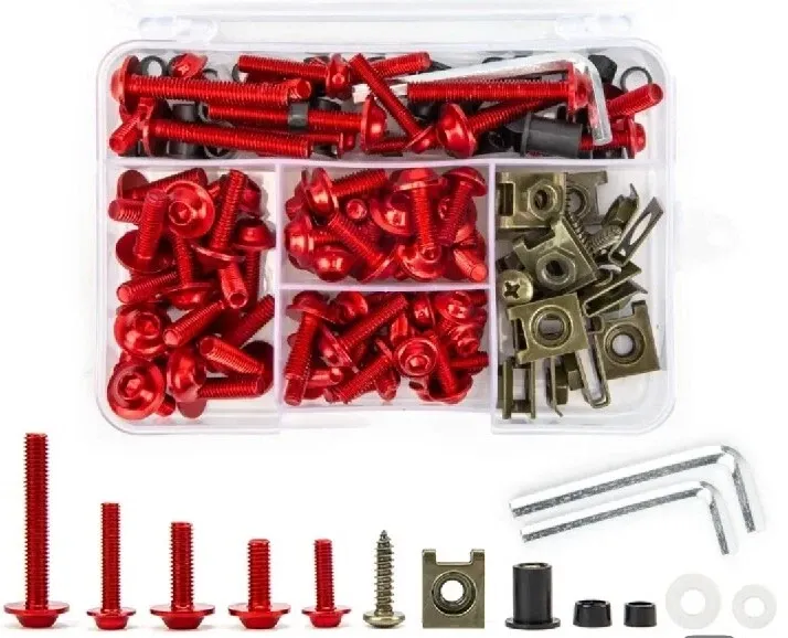 KIT 177 VITI DI FISSAGGIO CNC PER MOTO UNIVERSALE CARENE