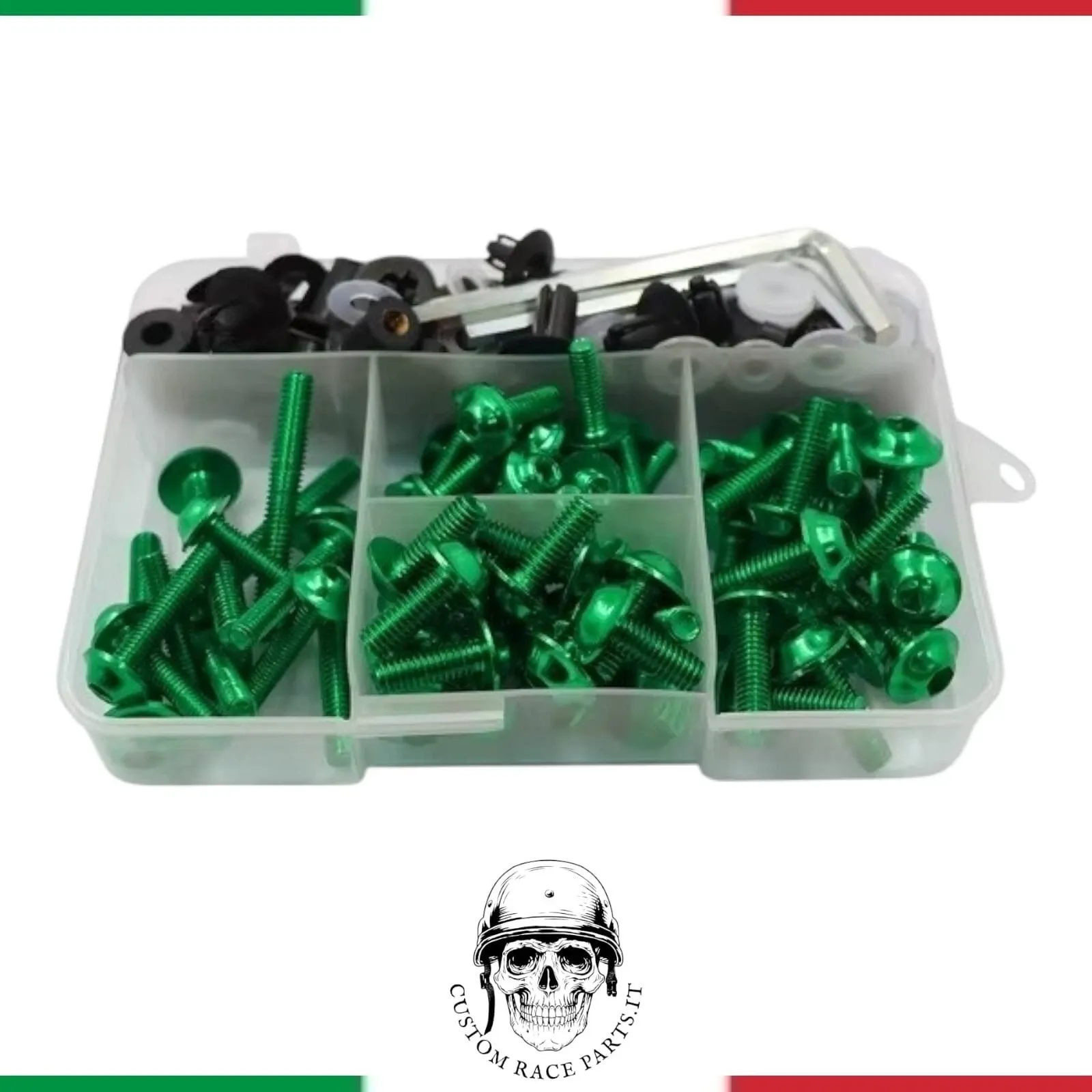 KIT 177 VITI DI FISSAGGIO CNC PER MOTO UNIVERSALE CARENE