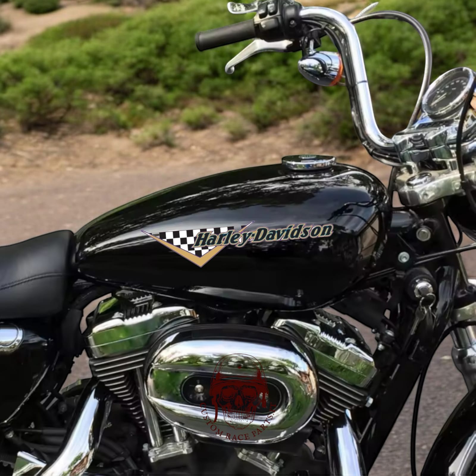 kit 2 adesivi laminati harley davidson laminati