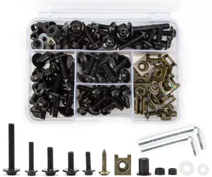 KIT 177 VITI DI FISSAGGIO CNC PER MOTO UNIVERSALE CARENE