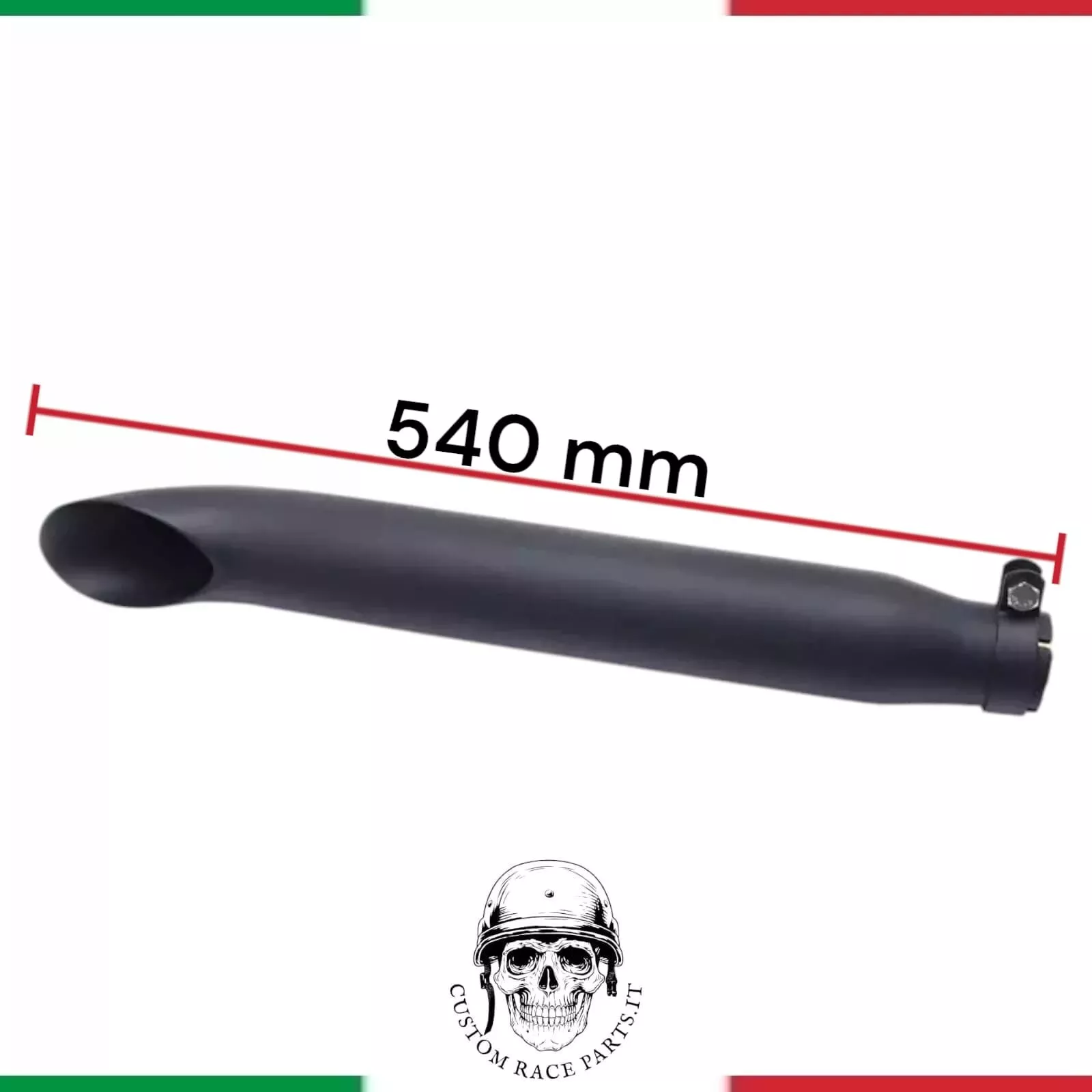 scarico harley  universale  moto cafe racer scrambler terminale di scarico NERO