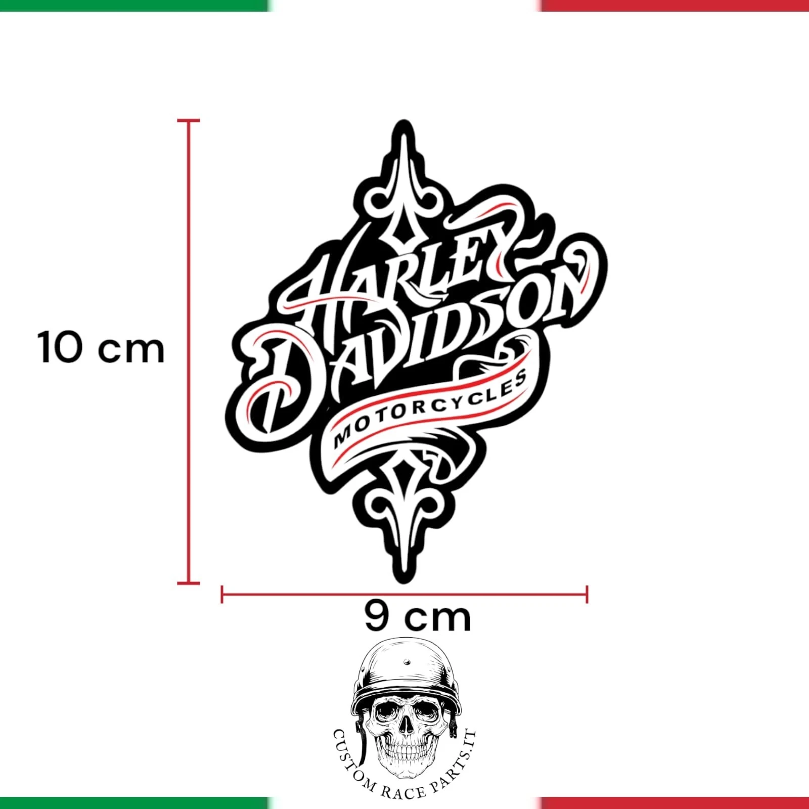 kit 2 adesivi laminati harley davidson laminati