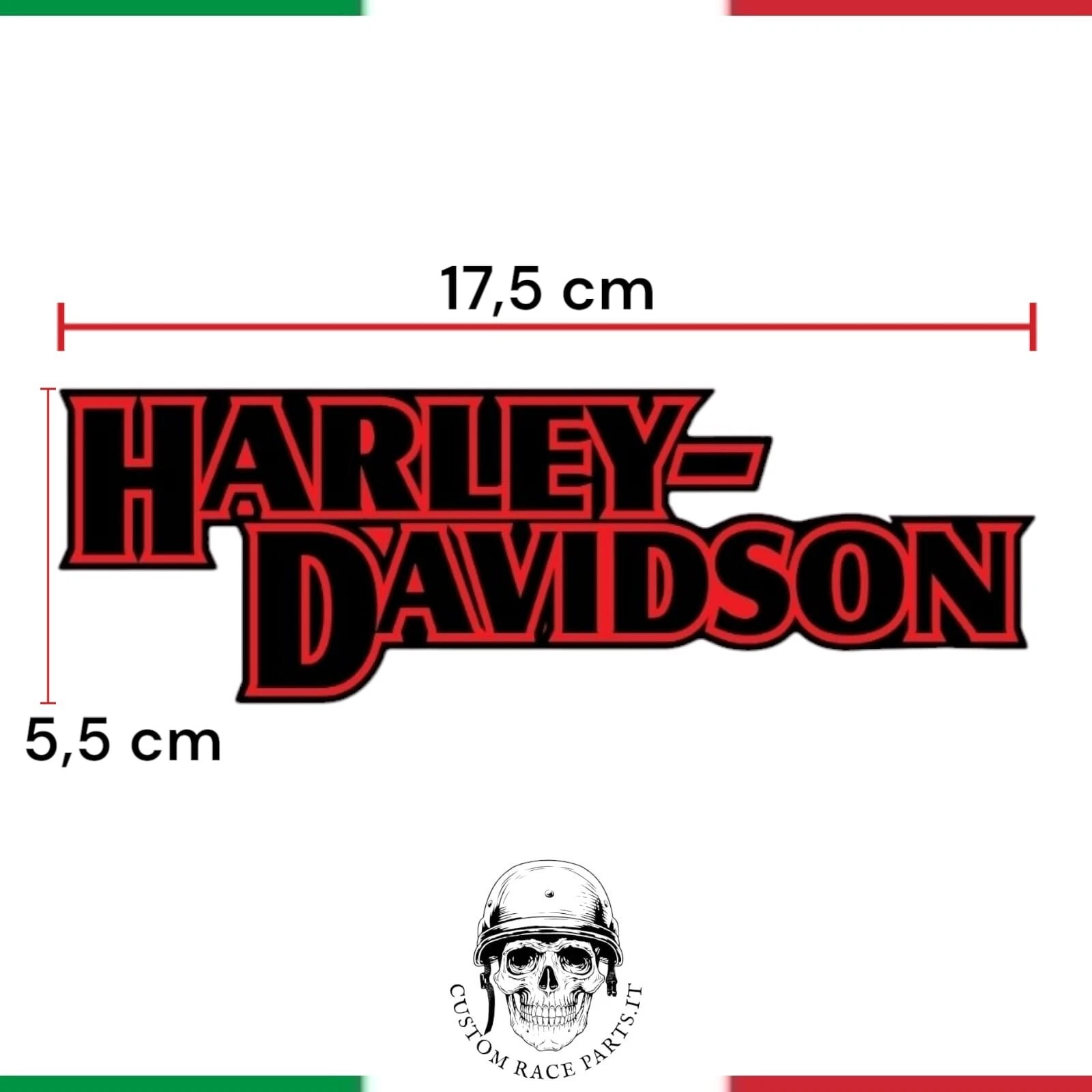 kit 2 adesivi laminati harley davidson laminati