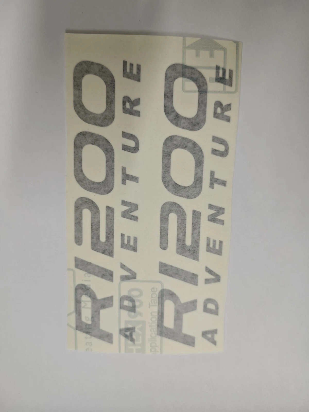 🇮🇹 kit 2 ADESIVI serbatoio MOTO BMW 1200 GS ADV sticker SPONSOR IN PVC