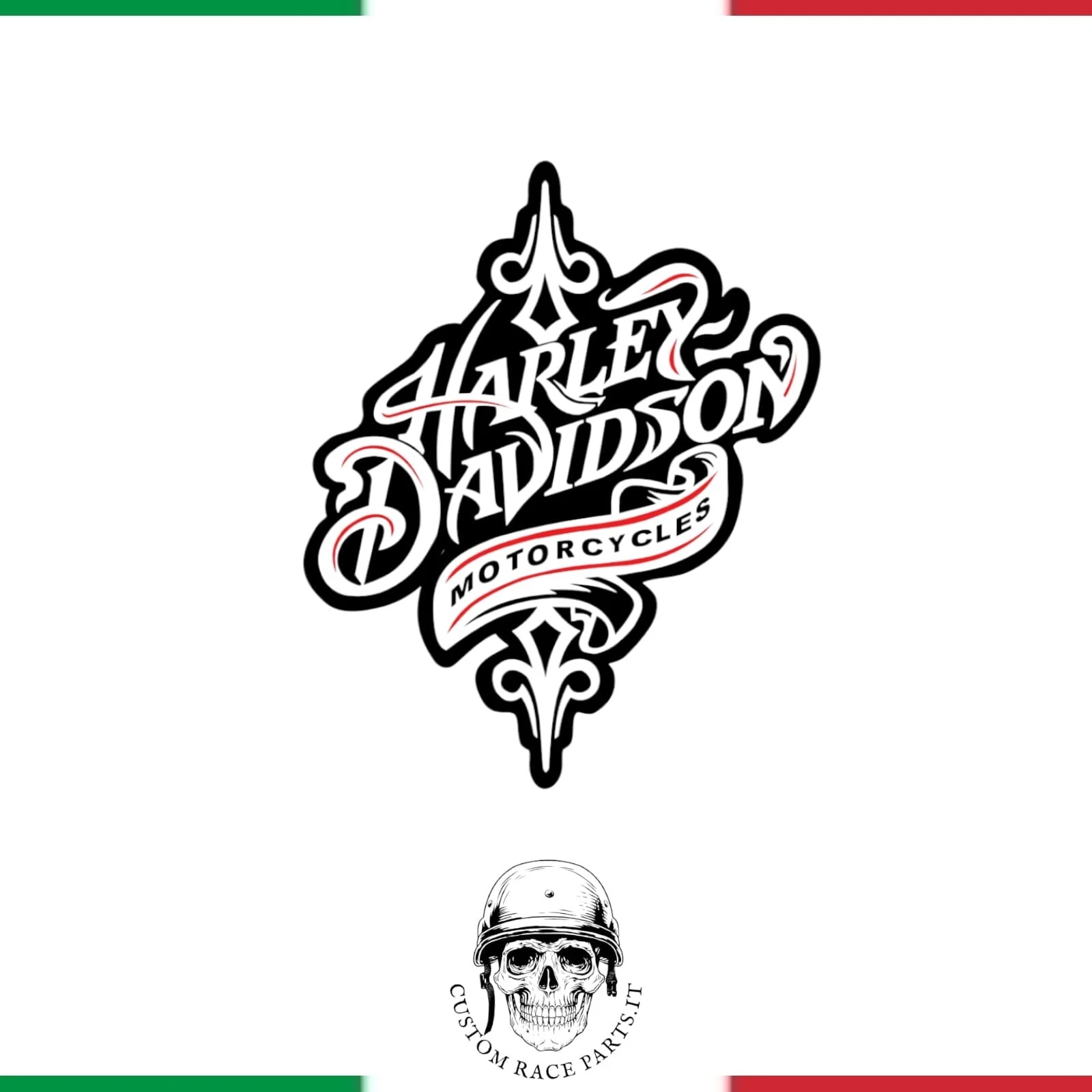 kit 2 adesivi laminati harley davidson laminati