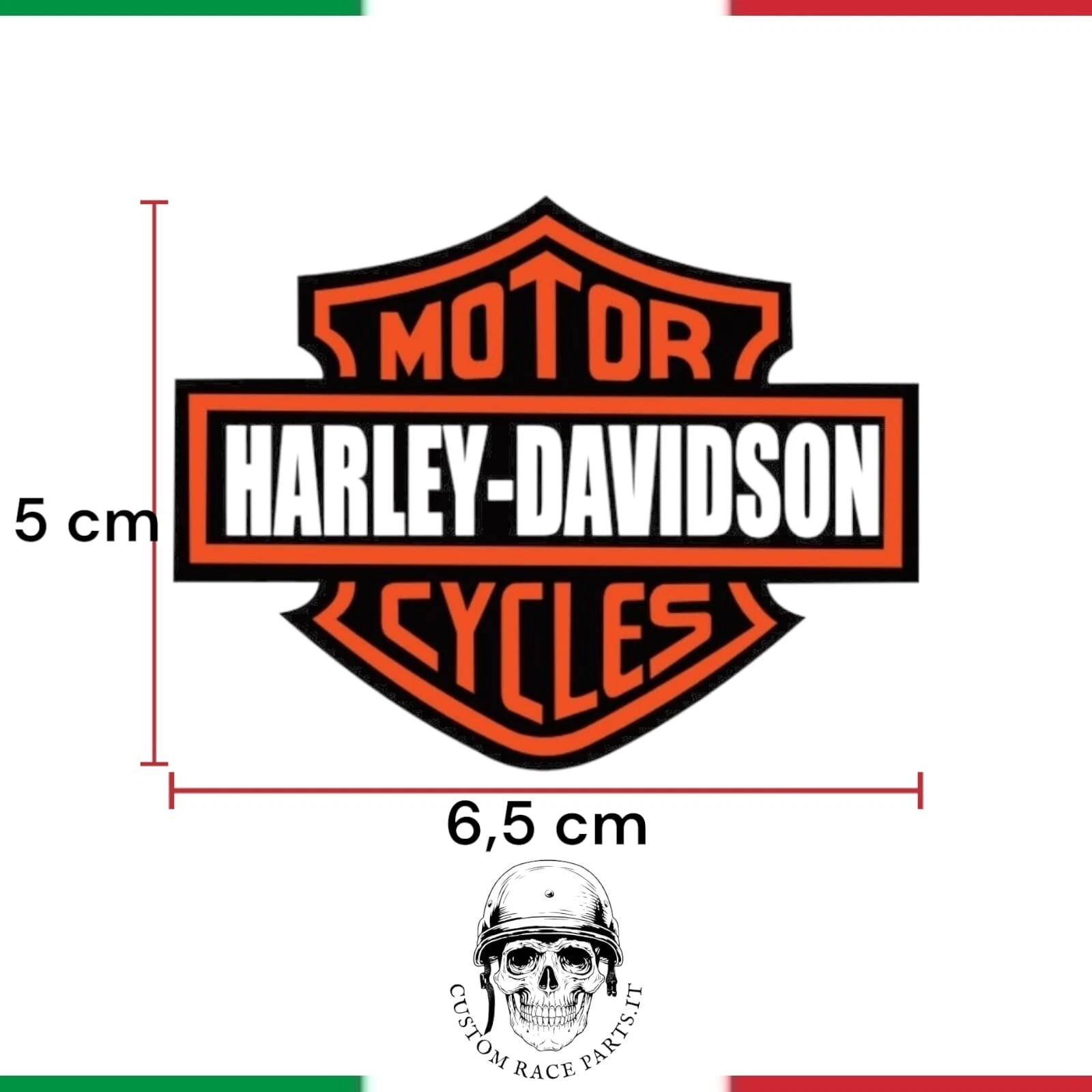 kit 2 adesivi laminati harley davidson laminati