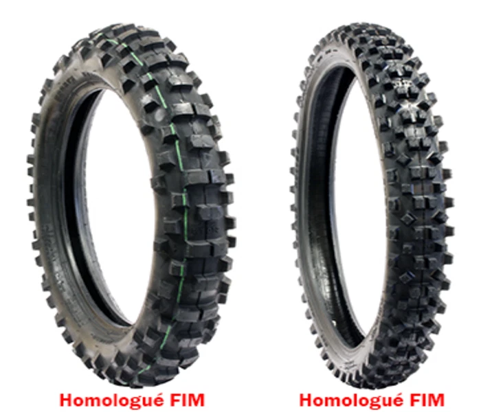 PNEUMATICI gomme motocross enduro kyoto FIM 90/90 21 54 R - 140/80 18 70 R Dot 24/25