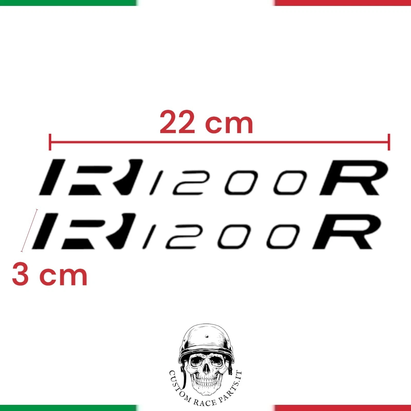 🇮🇹 kit 2 ADESIVI serbatoio MOTO BMW 1200 GS ADV sticker SPONSOR IN PVC