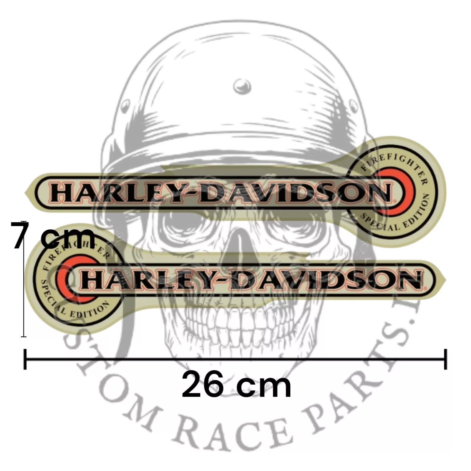 kit 2 adesivi laminati harley davidson laminati