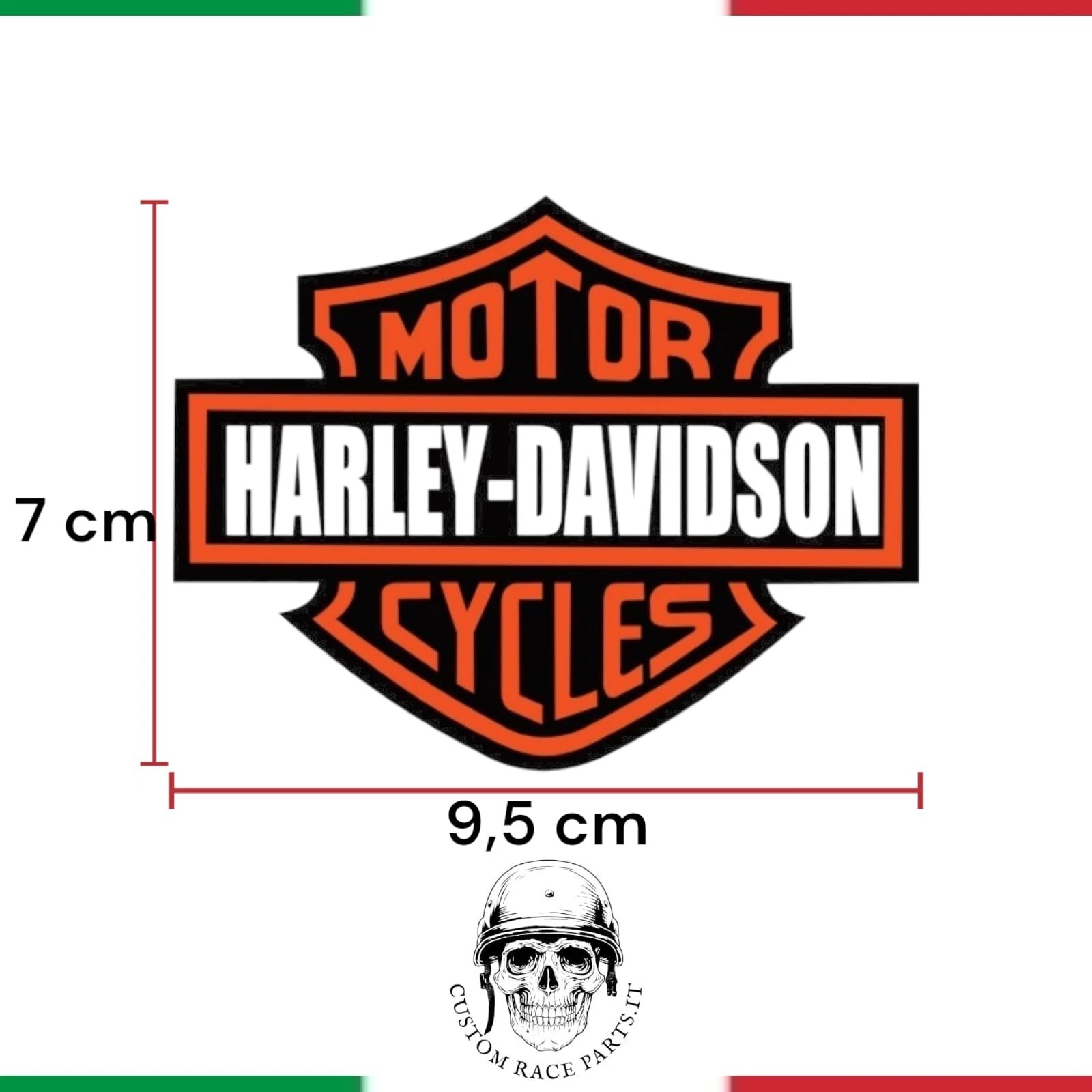 kit 2 adesivi laminati harley davidson laminati