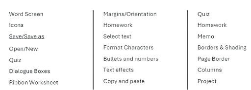 Word for Basic Business Skills