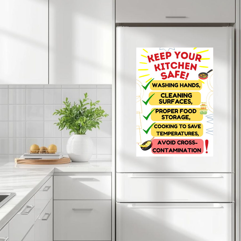 Keep Your Kitchen Safe – Free Printable Poster