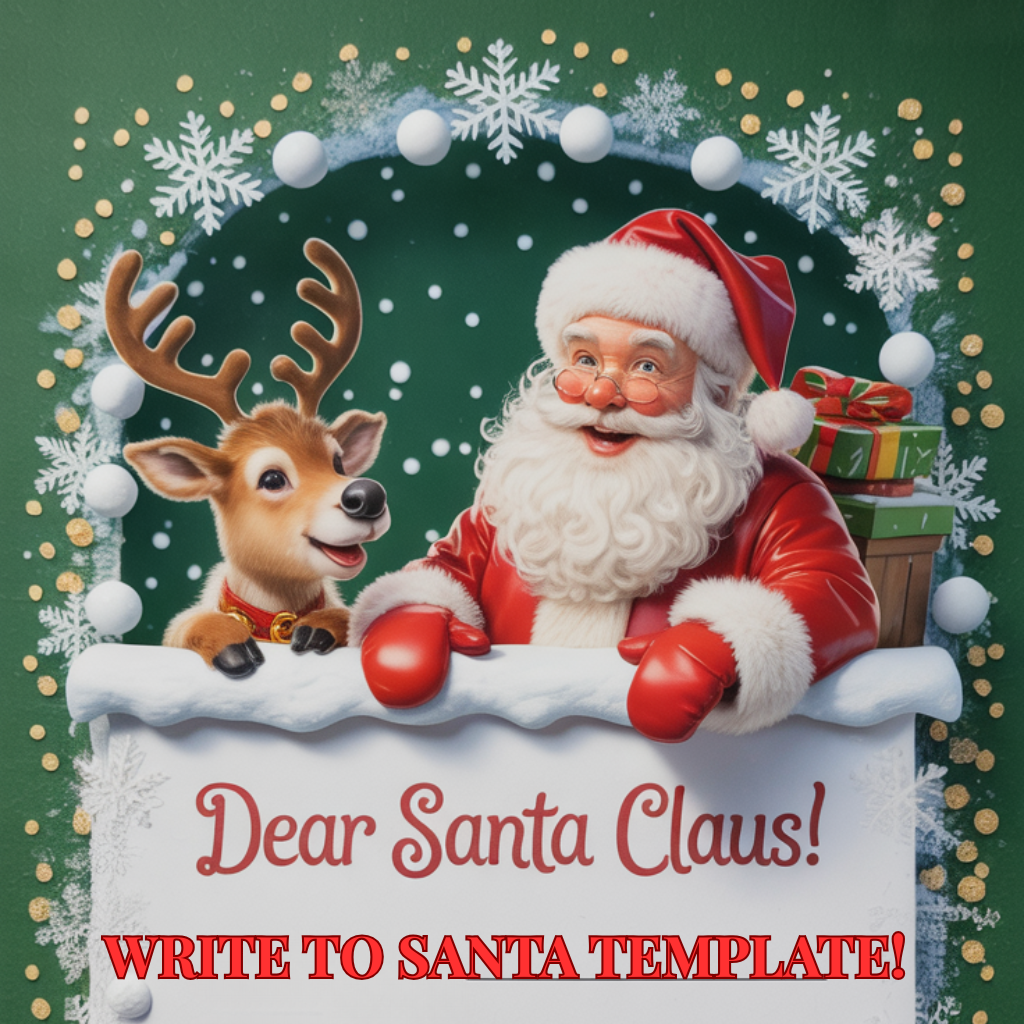 Santa Letter Printable for Kids – Fun Holiday Activity!