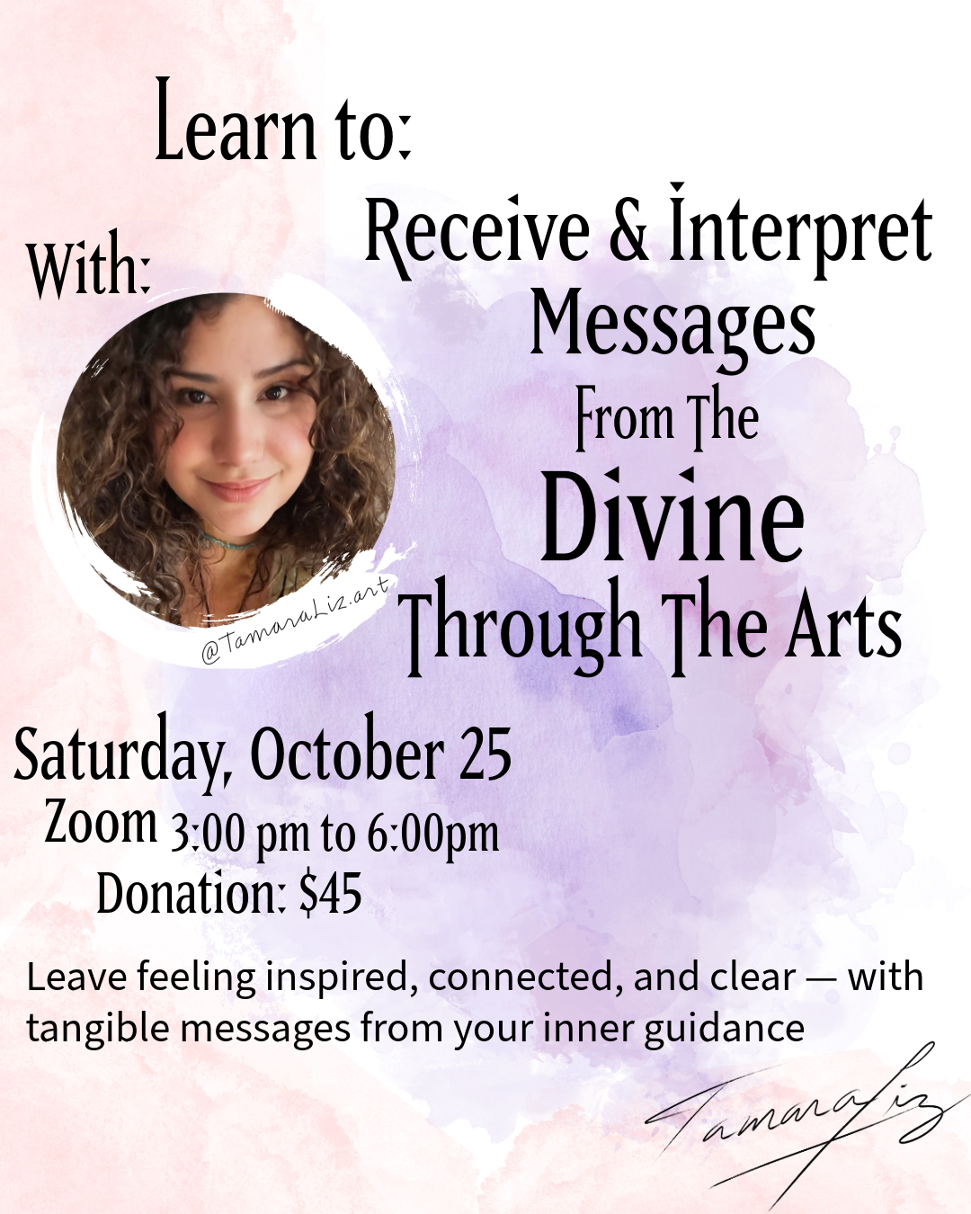Divine Messages Through The Arts Workshop