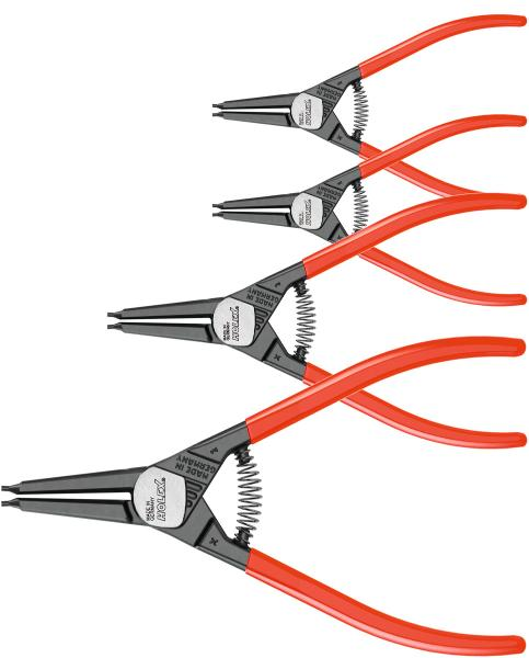 Circlip pliers set, 4 pieces