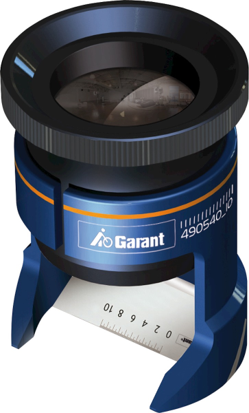 Precision scaled eye loupe 8times