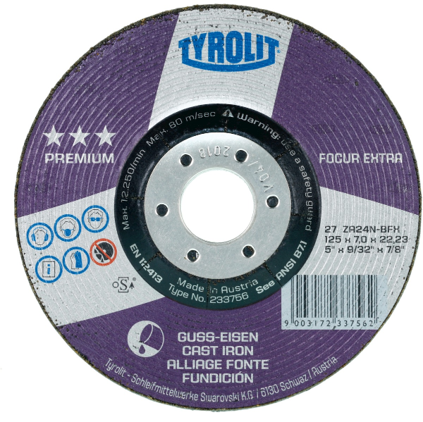 Secur rough grinding disc Focur cast
