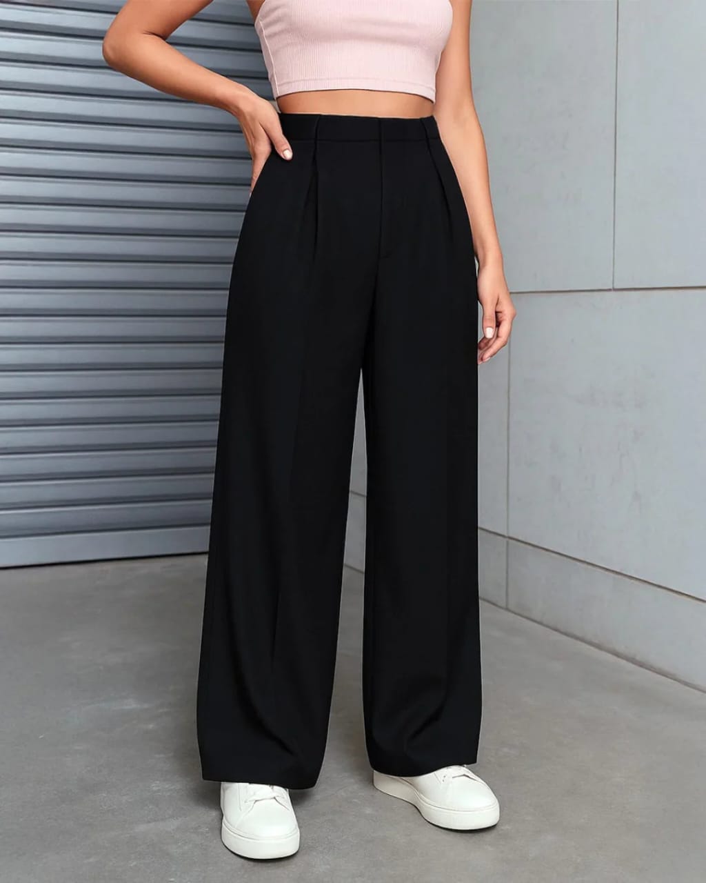 Korean Wide Leg Trousers