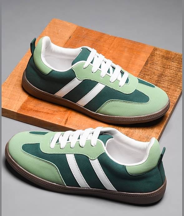 Green Casual Sneakers