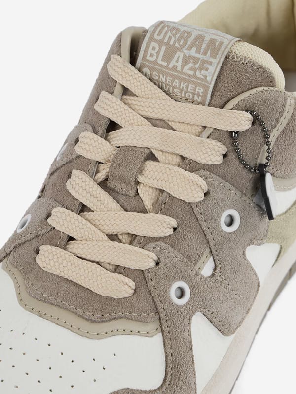 Classic Beige and White Sneakers