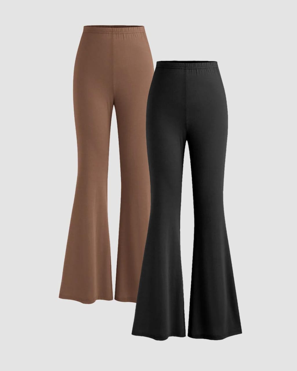 Women's Flared High-Waisted Pants