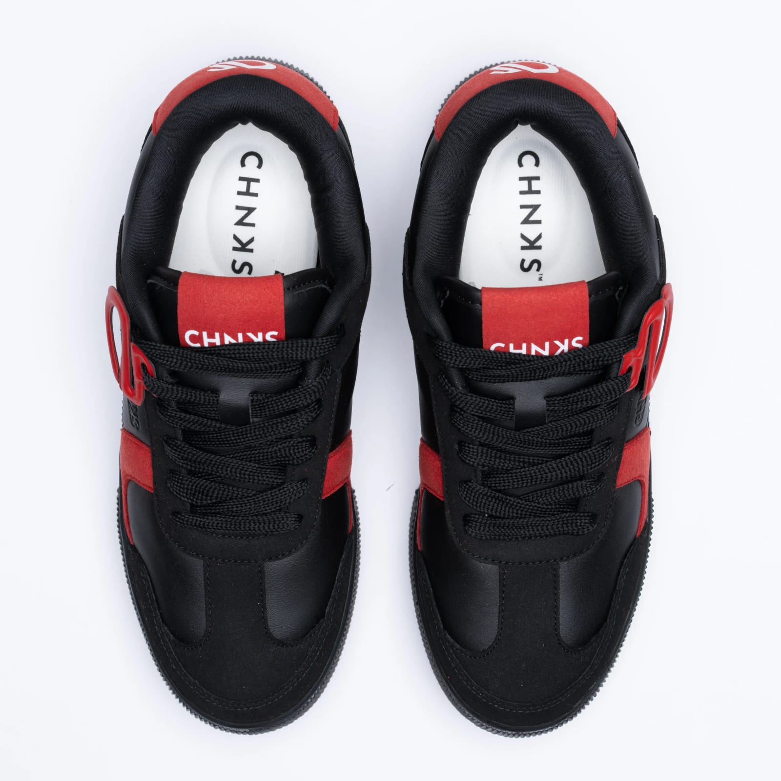 Black and Red Sneakers