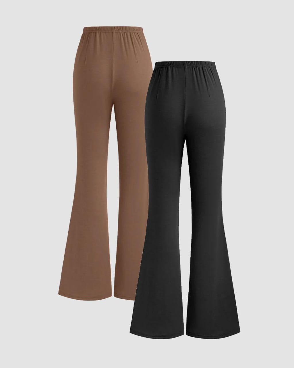 Women's Flared High-Waisted Pants