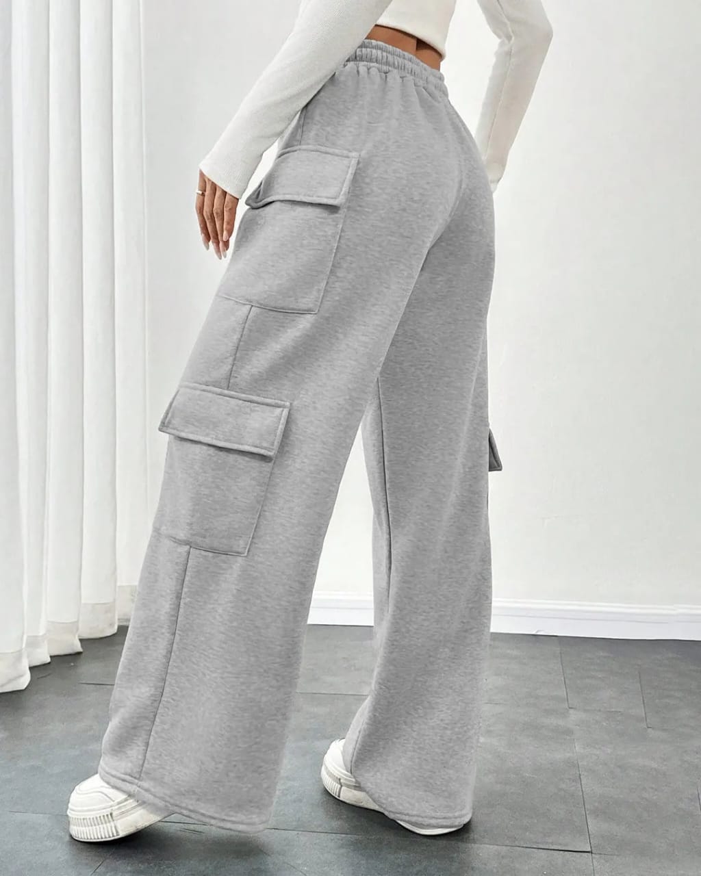 Gray Cargo Pants