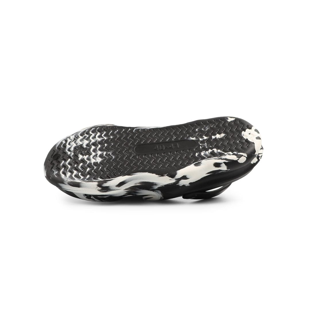 Black and White Foam Clog