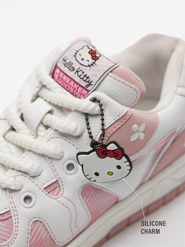 Hello Kitty Pink and White Sneakers