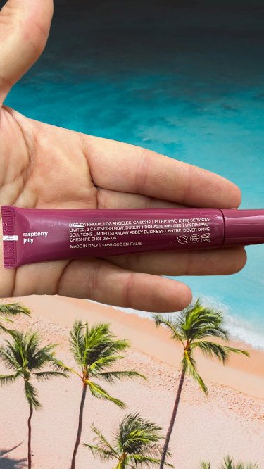 Baume à lèvres teinté aux peptides Rhode