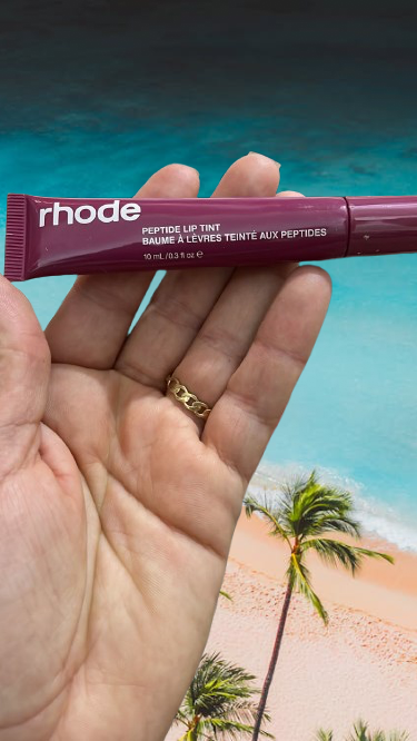 Baume à lèvres teinté aux peptides Rhode
