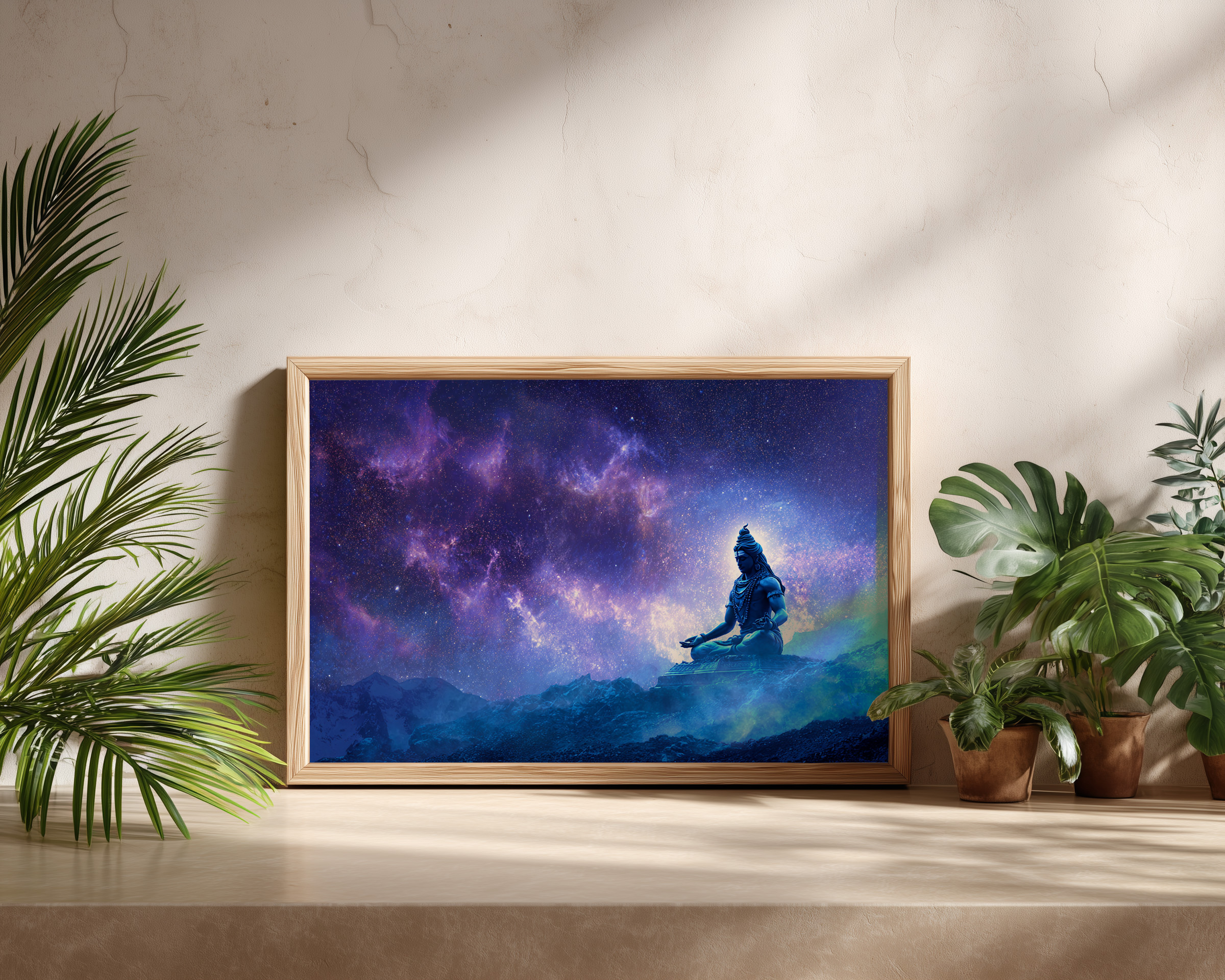 Shiva in Cosmic Meditation – Guardian of the Infinite Night